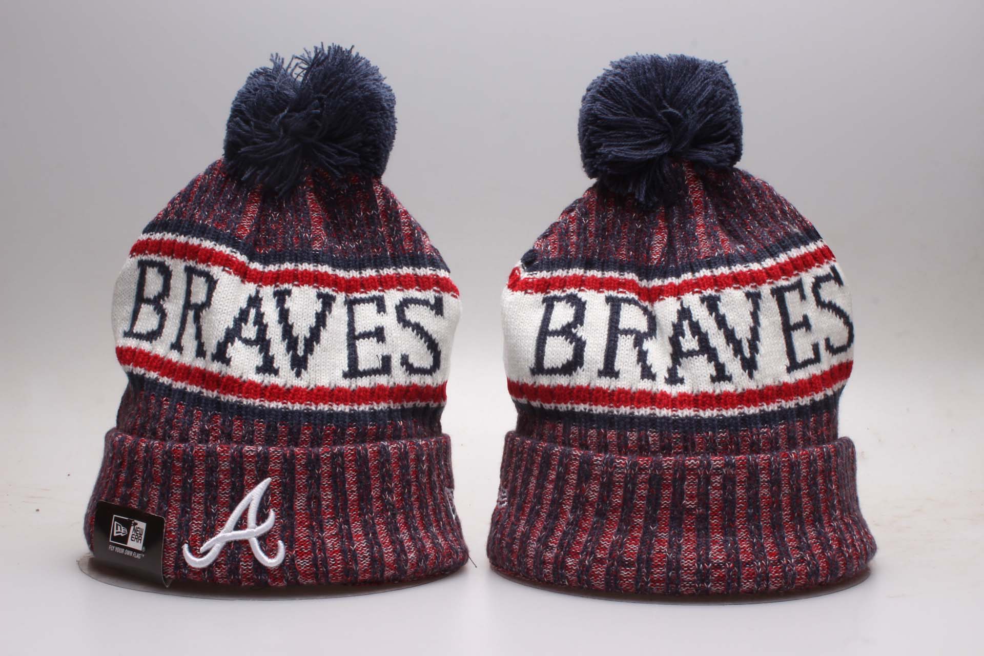 2020 MLB Atlanta Braves Beanies 5->nhl hats->Sports Caps